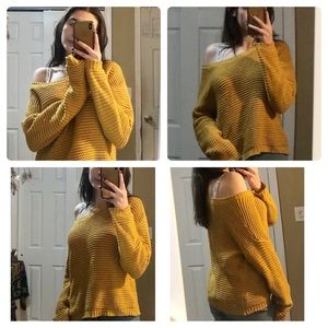 Aéropostale Yellow Knitted Sweater